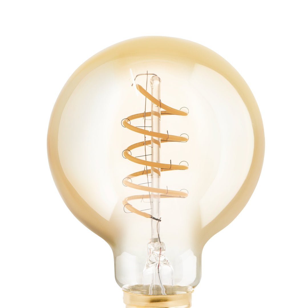 Light bulb Lm_led_e27 glass amber 1X4W L:12 Ø 8 cm in