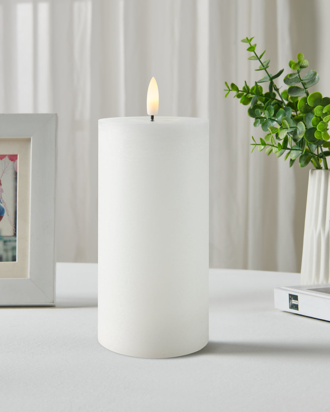 LED candle Leskino 1XLED H:15 Ø 7.5 cm