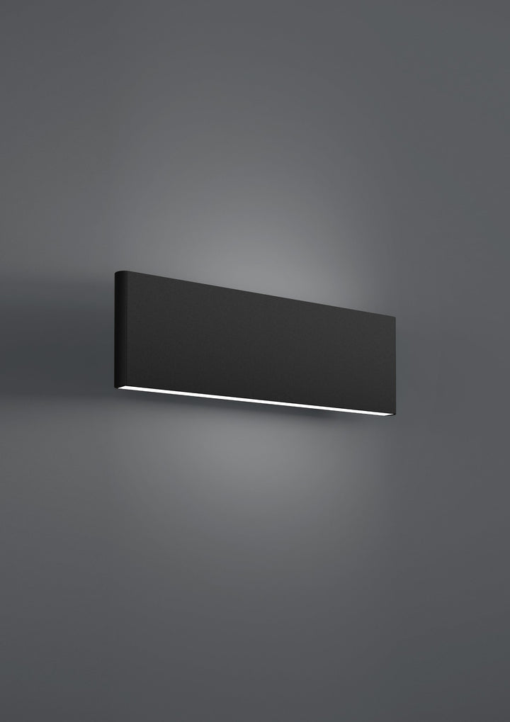 Wandleuchte Climene schwarz Kunststoff weiss 2X5,4W L:25,5 H:8 cm in