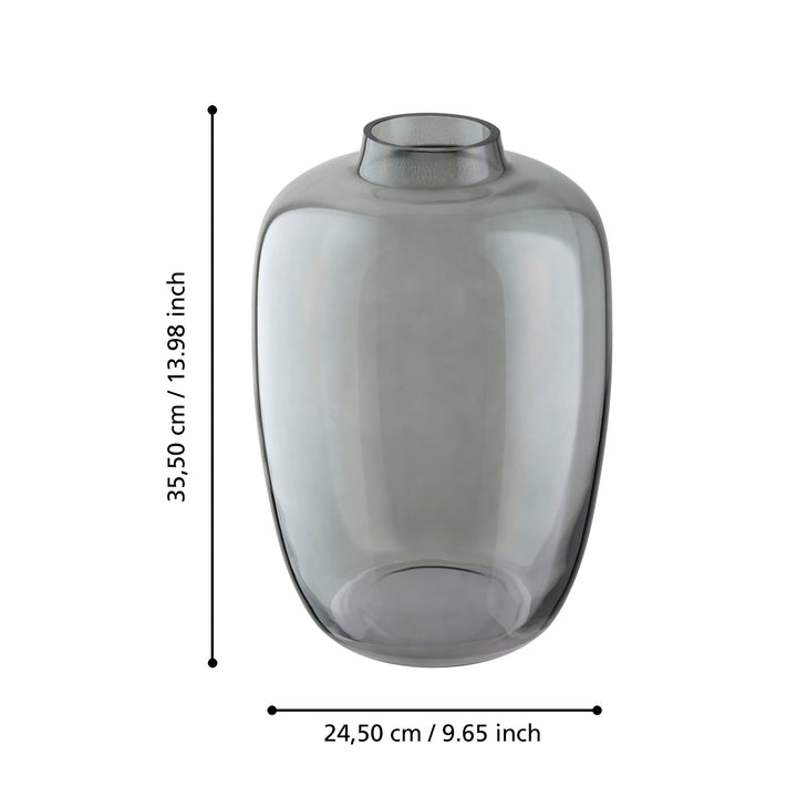 Glasvase Culasi  H:35,5 Ø 24,5 cm