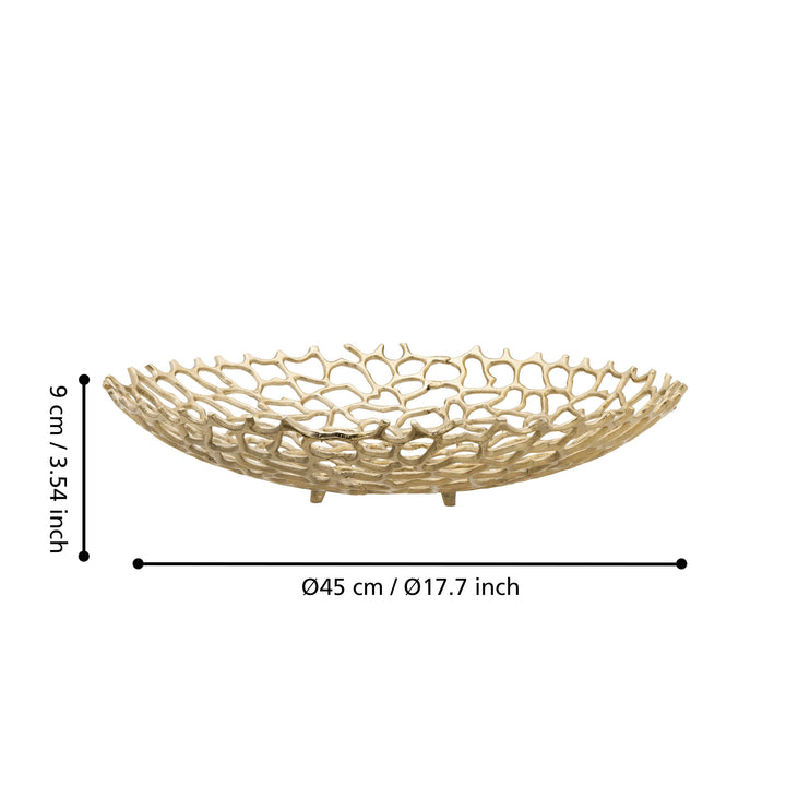 Dekoschale Kimitsu  H:9 Ø 45 cm