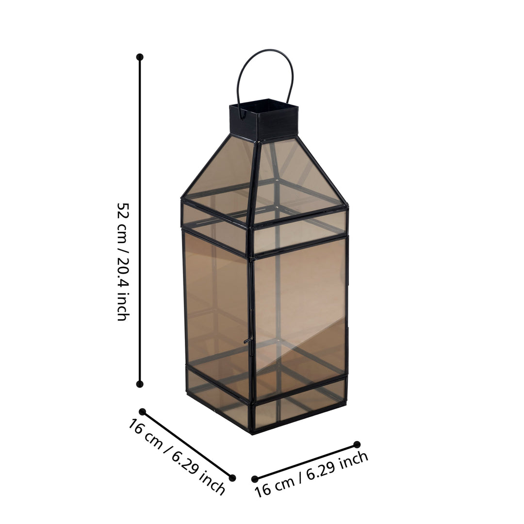 Lantern Andranomena L:16 H:42 cm
