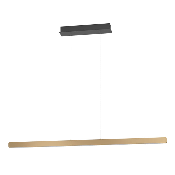 Hängeleuchte Ciggiano mit Fernbedienung höhenverstellbar   braun Kunststoff weiss 1X30W L:150 H:150 cm in