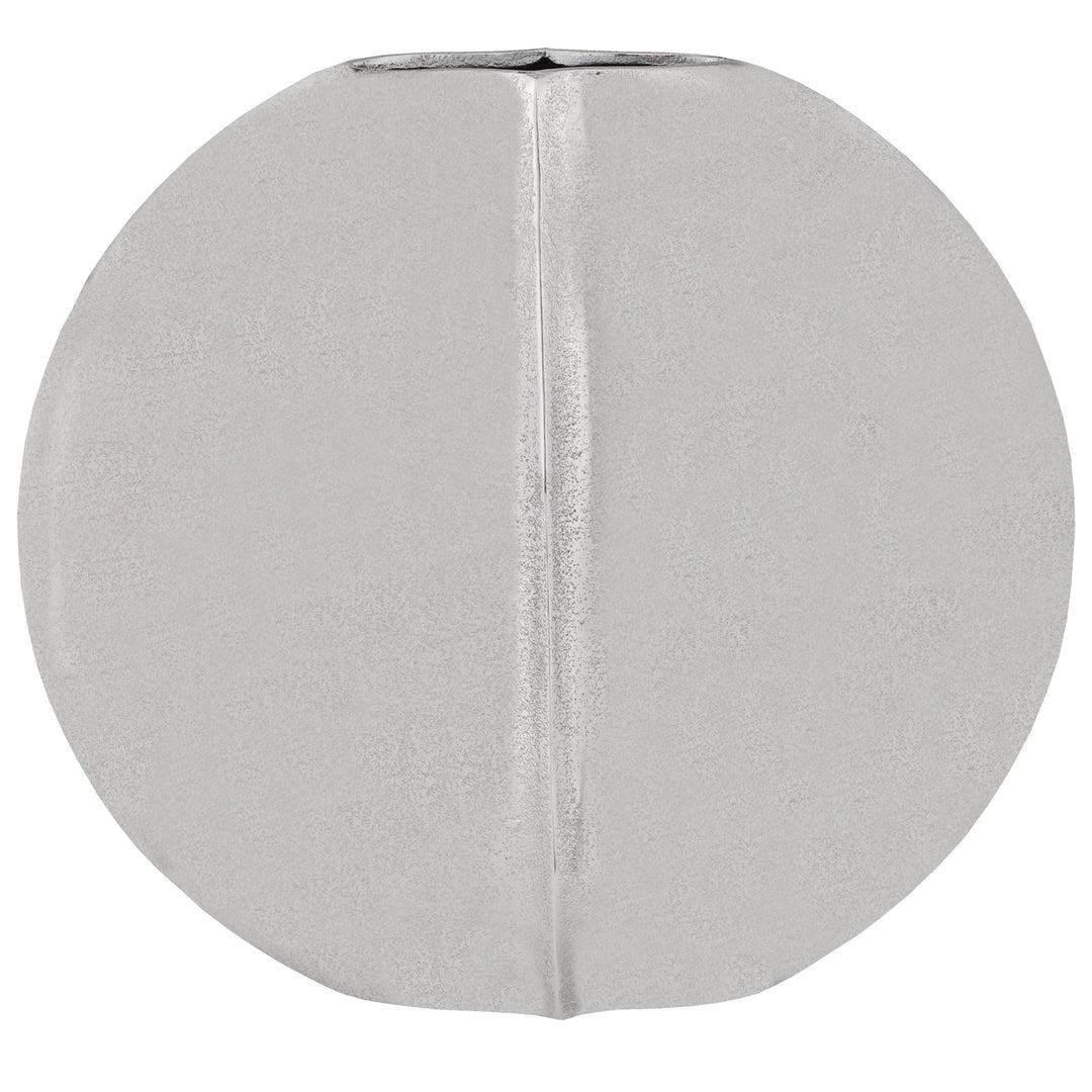 Metallvase Sominot nickel  L:31 H:28,5 cm in