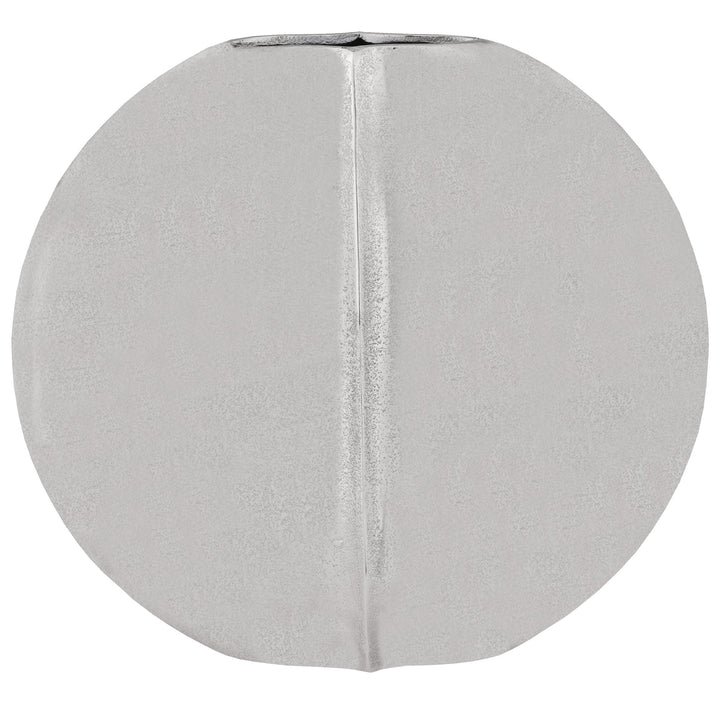 Metallvase Sominot nickel  L:31 H:28,5 cm in