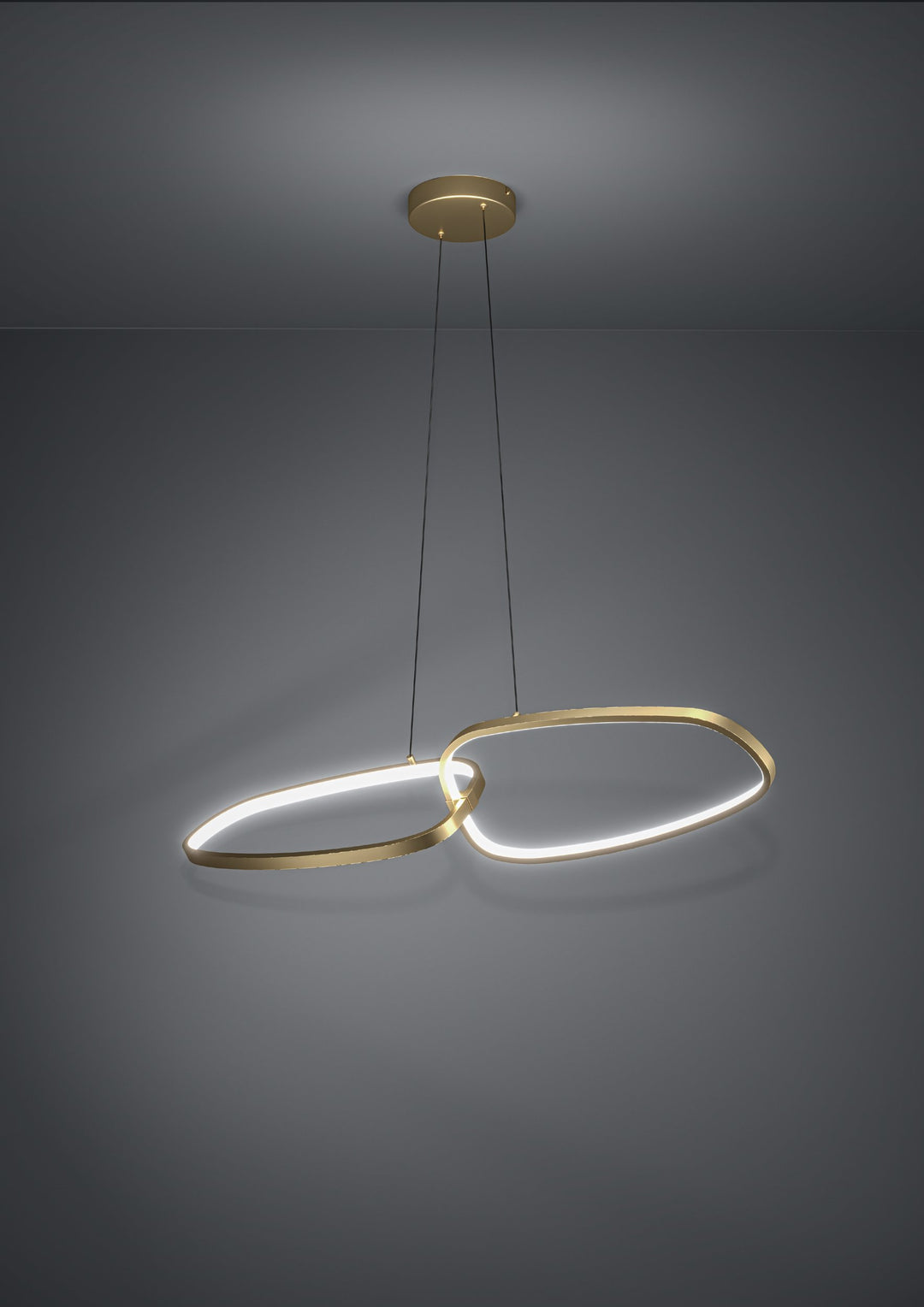 Lodosa hanging light brass plastic white 37.5W L:113 H:110 cm in