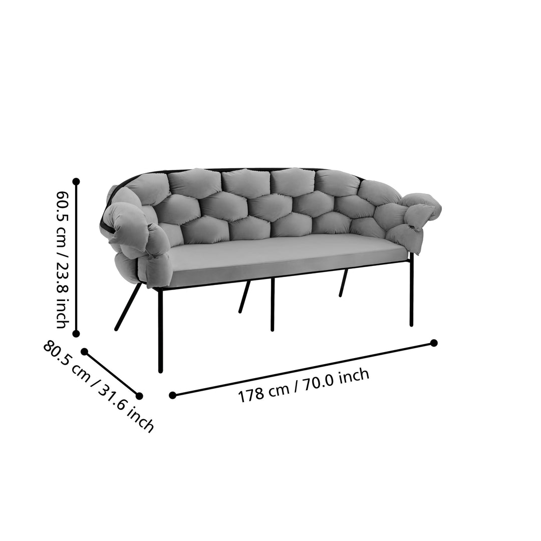 Sofa Manambolosy L:178 H:60.5 cm