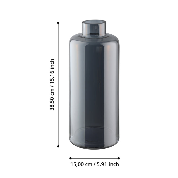 Glasvase Nabas  H:38,5 Ø 15 cm