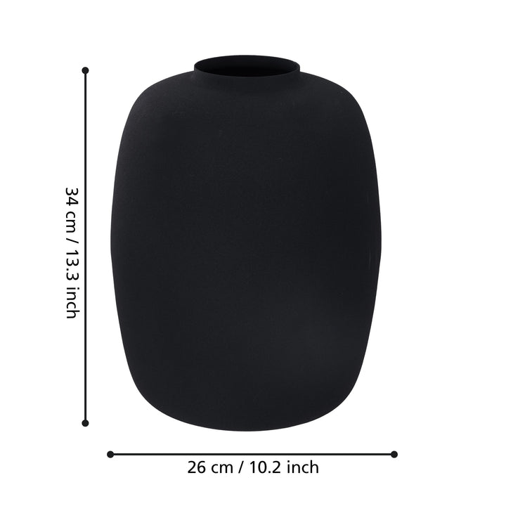 Metallvase Ozamis  H:34 Ø 26 cm