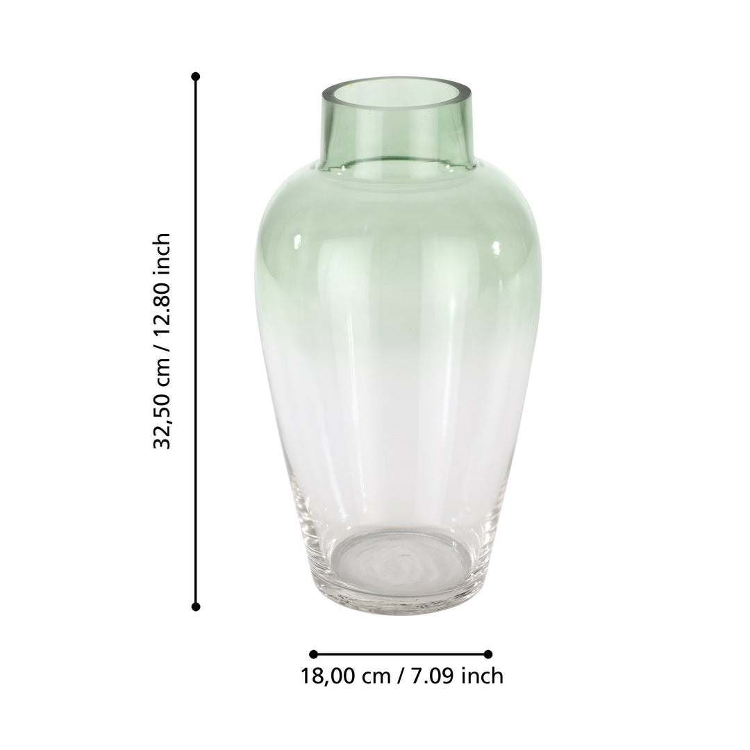 Glasvase Kenyasi  H:32,5 Ø 18 cm