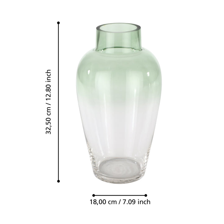 Glasvase Kenyasi  H:32,5 Ø 18 cm