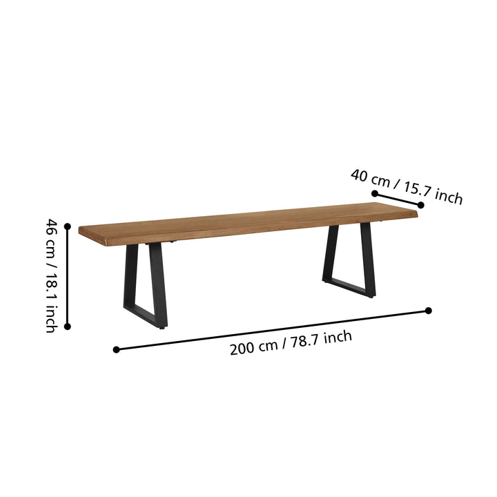 Bank Batovo  L:200 H:46 cm