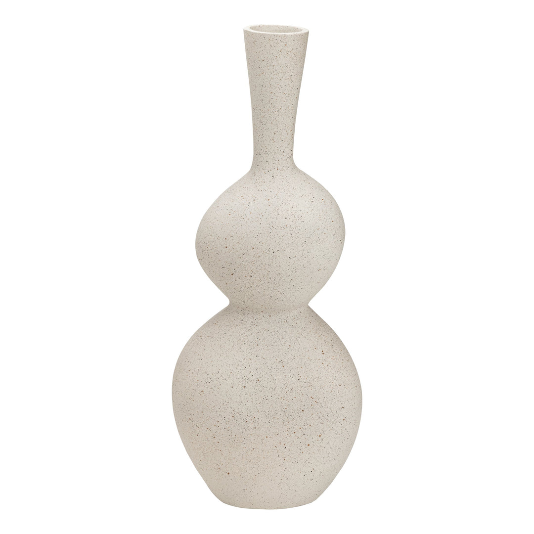 Metal vase Prush L:17.5 H:45 cm