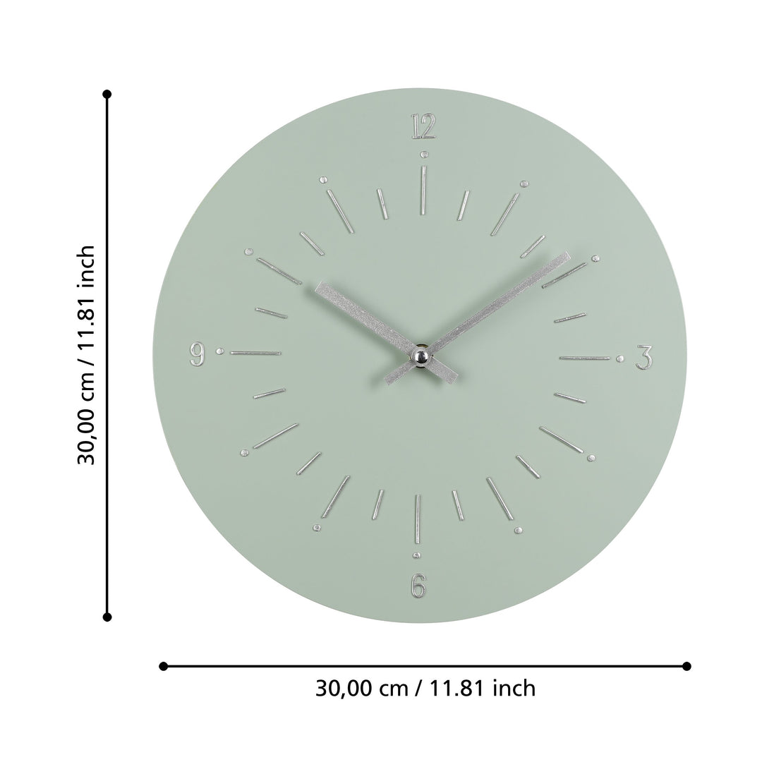 Uhr Takahagi mint  Ø 30 cm in
