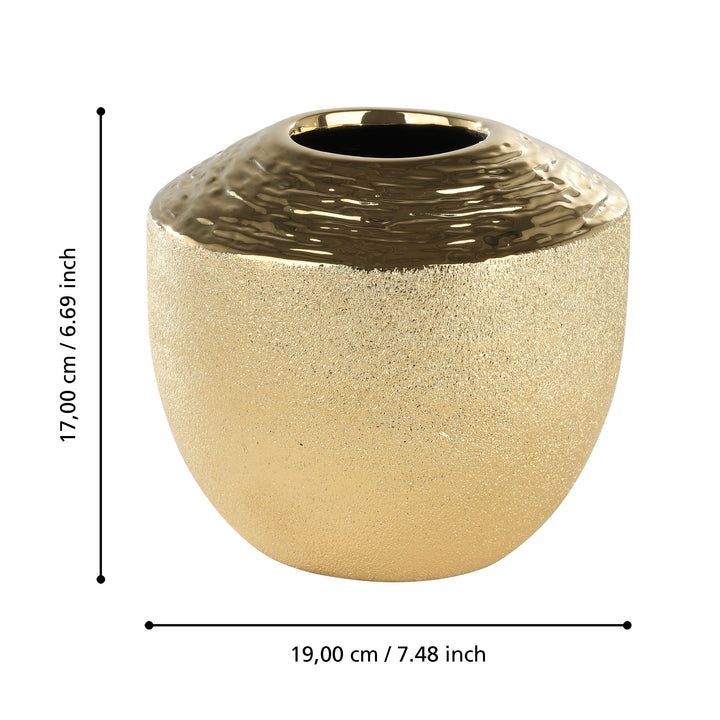 Keramikvase Aramberri  H:17 Ø 19 cm