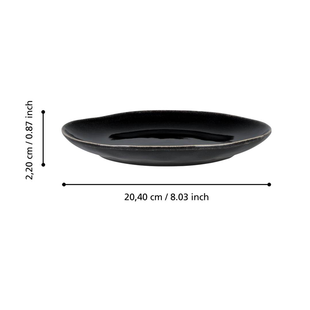Dessertteller Mubira  H:2,2 Ø 20,4 cm