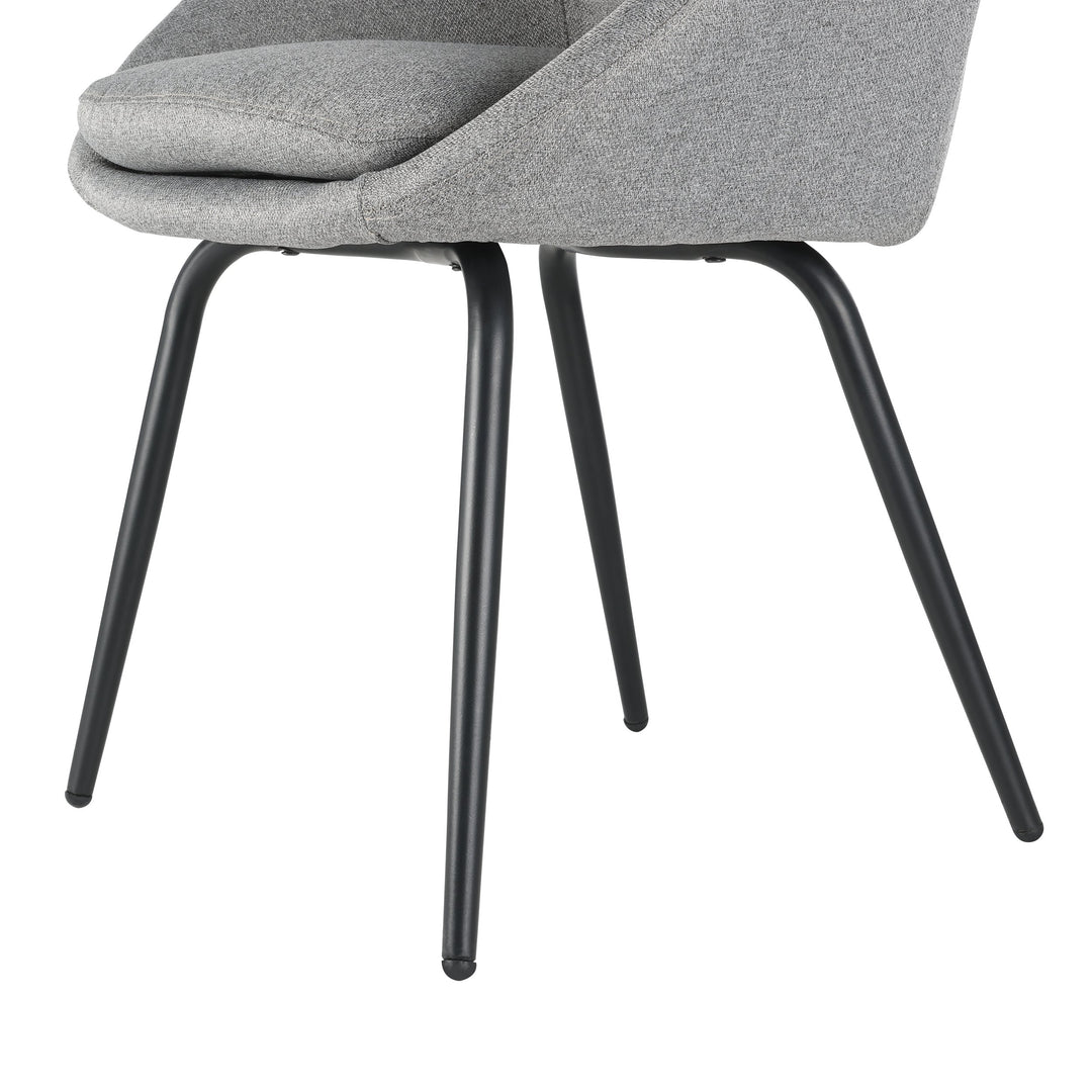 Stuhl Guagua grau, schwarz  L:56 H:80 cm in