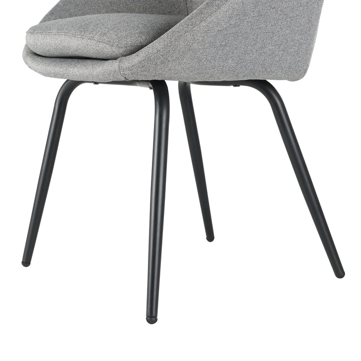 Stuhl Guagua grau, schwarz  L:56 H:80 cm in