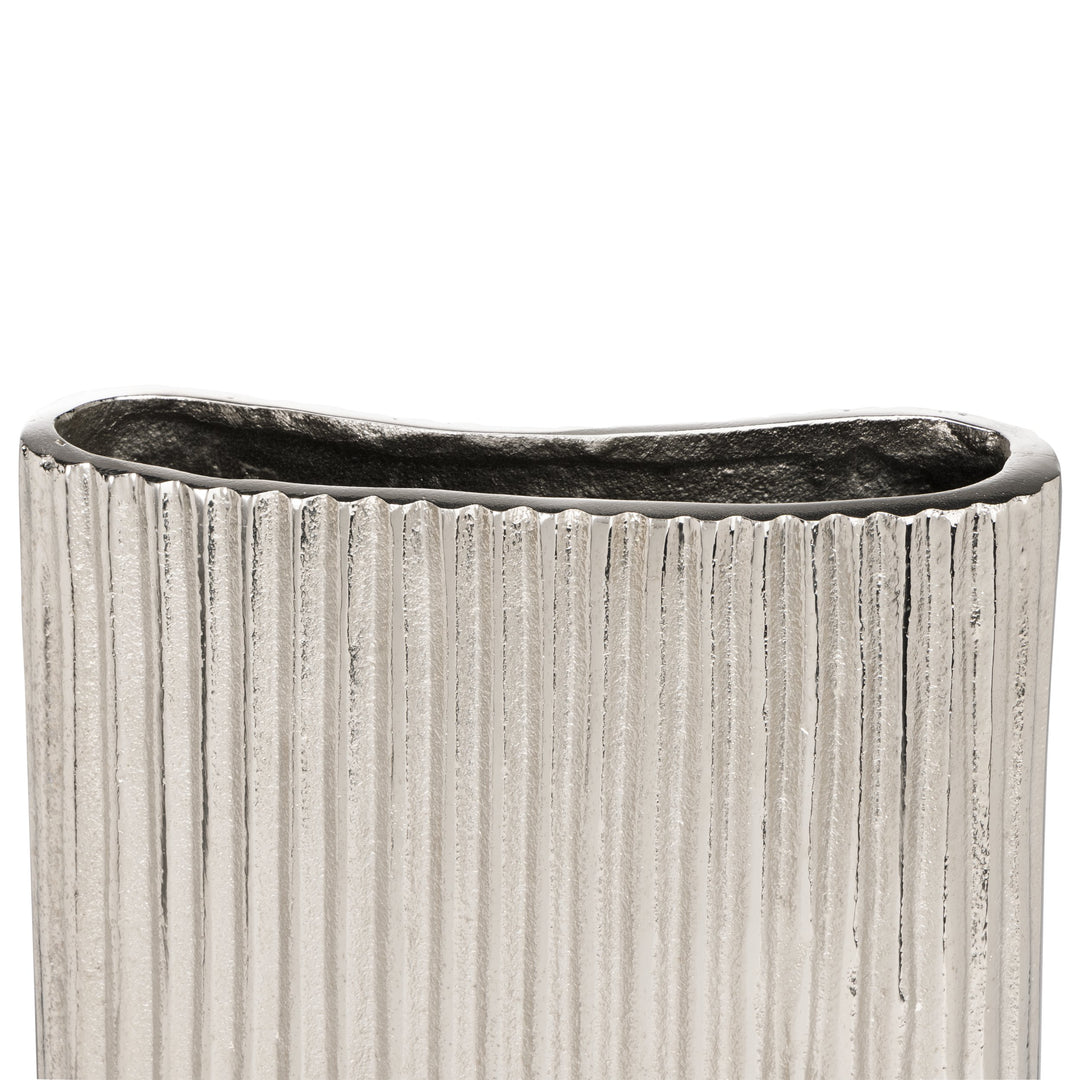 Metal vase Nosimaro L:19 H:30 cm