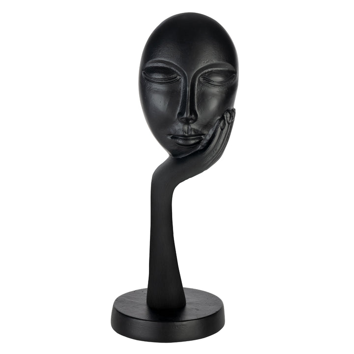 Deko-Objekt Manambato schwarz  H:37 Ø 13 cm in
