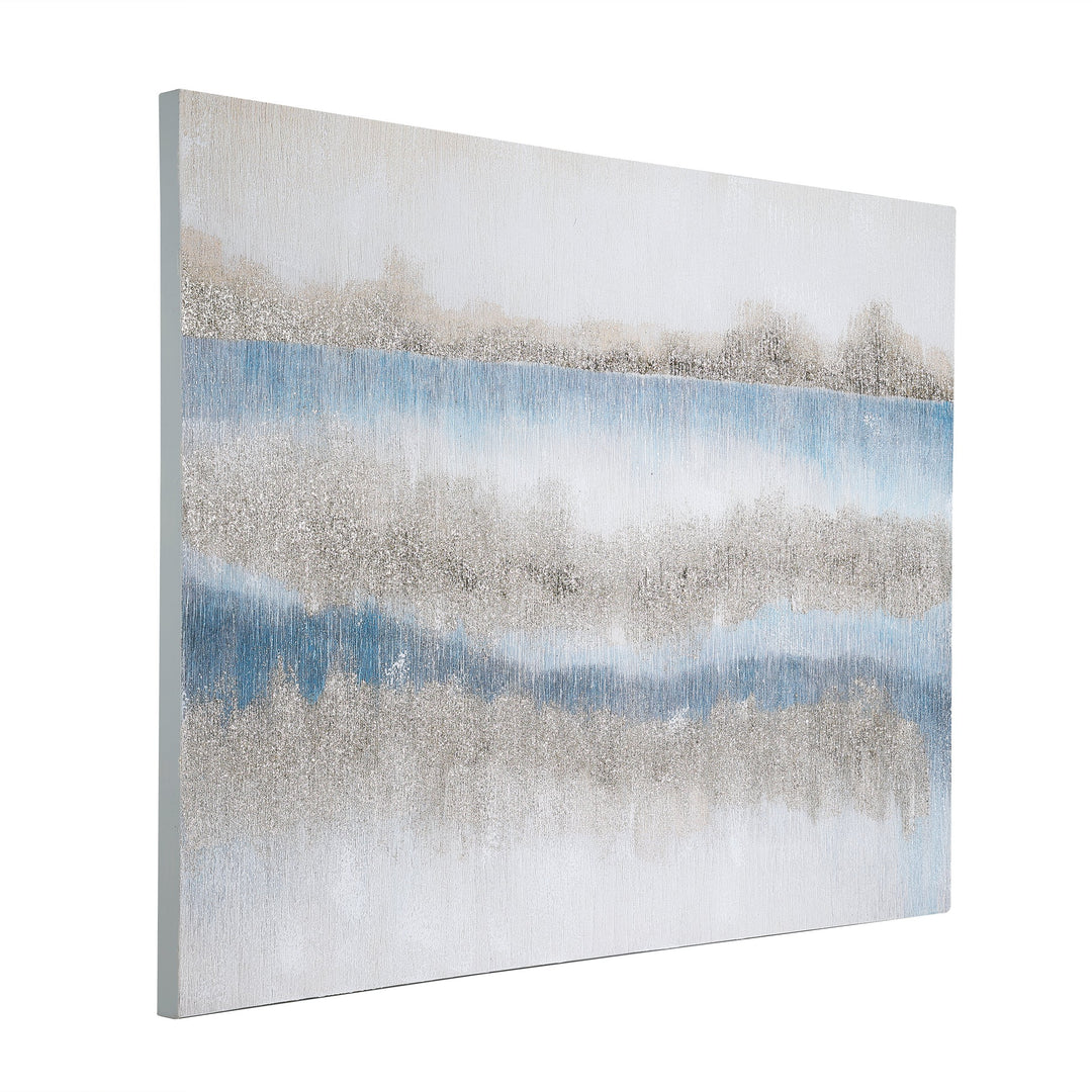 Bild Alaminos weiss, blau  L:120 H:90 cm in
