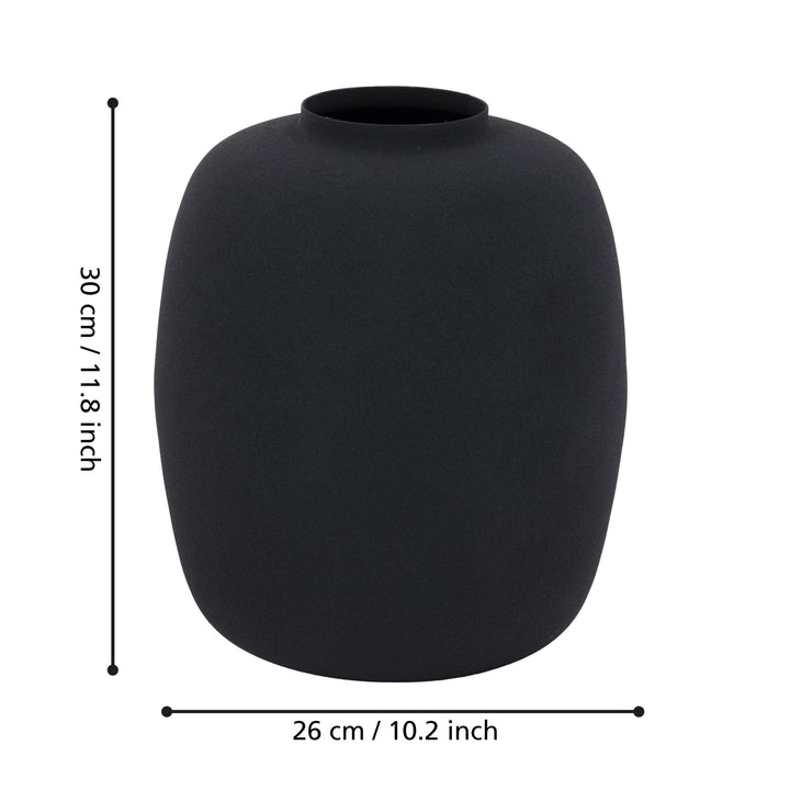 Metal vase Ozamis H:30 Ø 26 cm