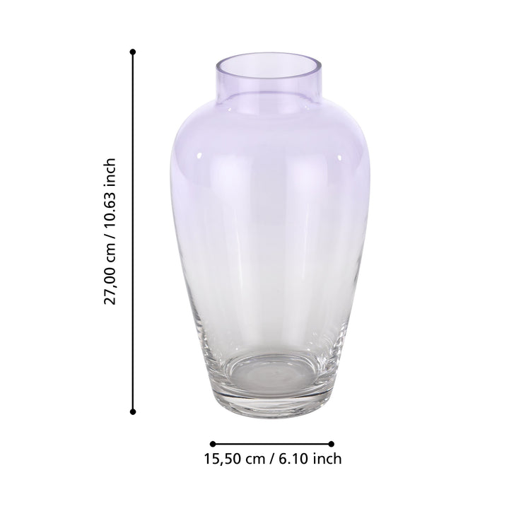 Glasvase Kenyasi  H:27 Ø 15,5 cm