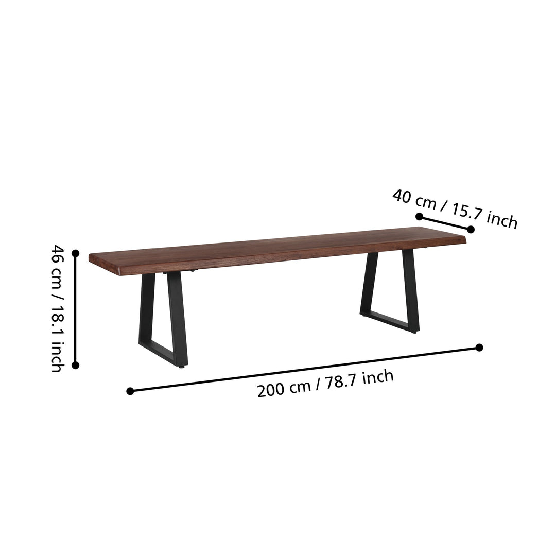Bench Batovo L:200 H:46 cm