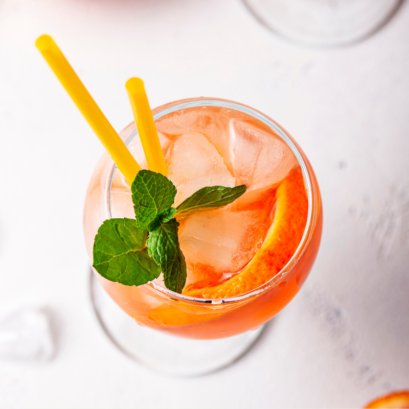 Rosé Spritz Getränk